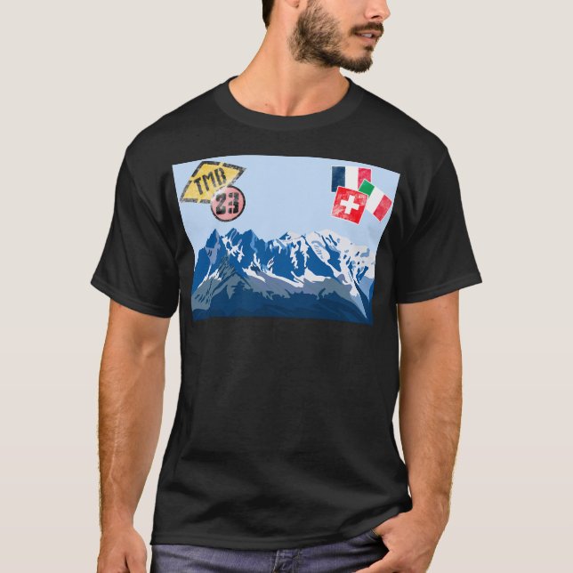 T-shirt Tour Du Mont Blanc 2023 (Devant)