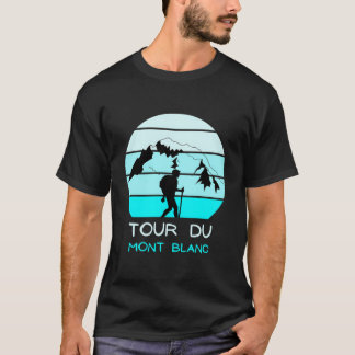 T-shirt Tour Du Mont Blanc Europa Randonnée Longue Distanc