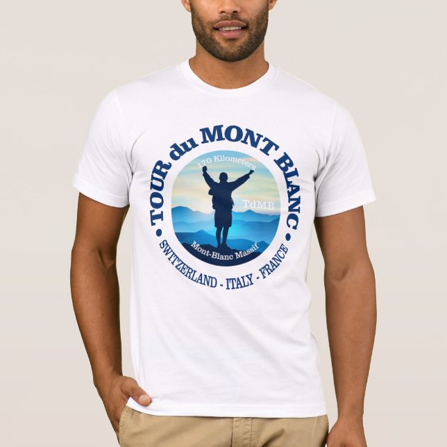 T-shirt Tour du Mont Blanc (V) (Devant)