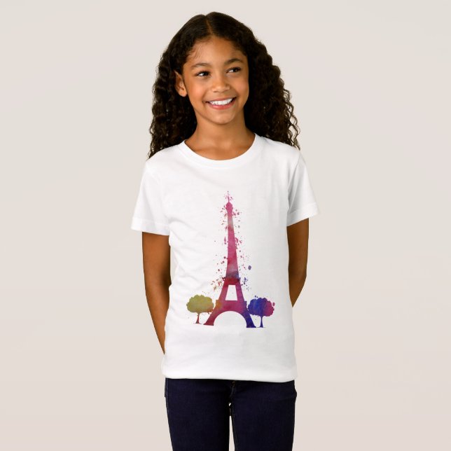T-Shirt Tour Eiffel (Devant entier)