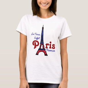 T-shirt tour Eiffel à la mode Paris