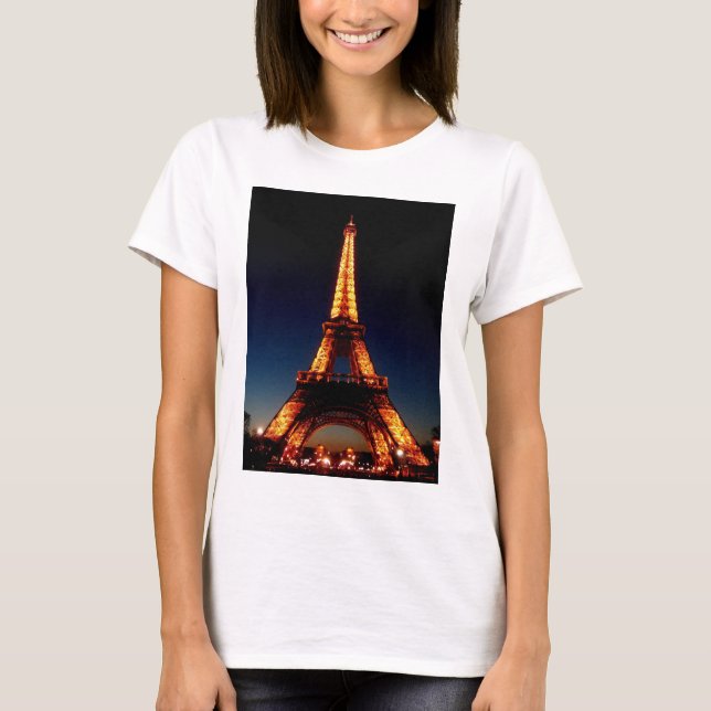 T-shirt Tour Eiffel à Paris (Devant)