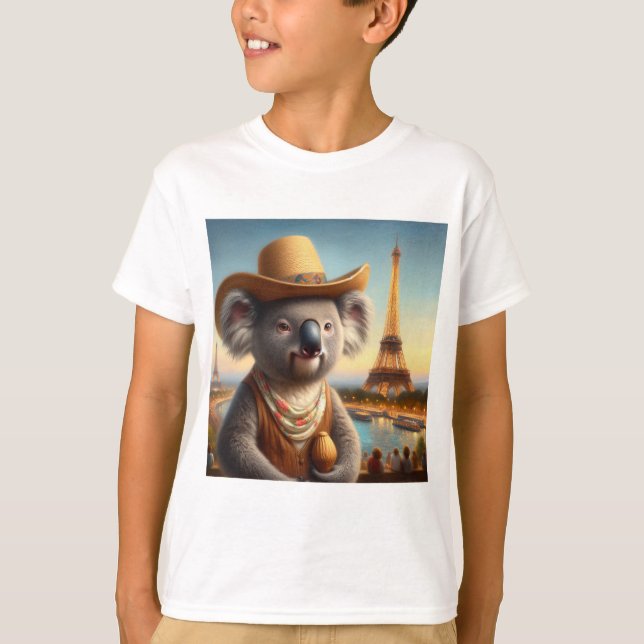 T-shirt Tour Eiffel de Koala (Devant)