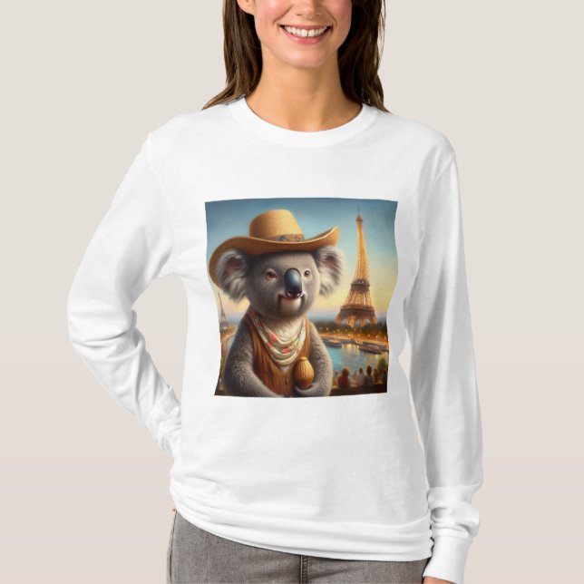 T-shirt Tour Eiffel de Koala (Devant)