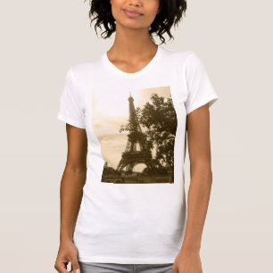 T-shirt Tour Eiffel de sépia