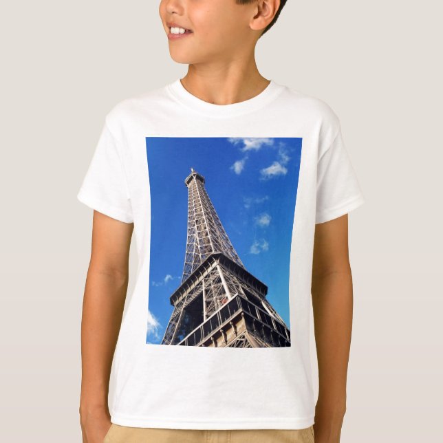 T-shirt Tour Eiffel France Photographie de voyage (Devant)