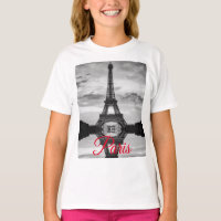 Tour Eiffel Noir Blanc Paris Voyage en Europe