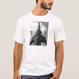 T-shirt Tour Eiffel noir et blanc à Paris