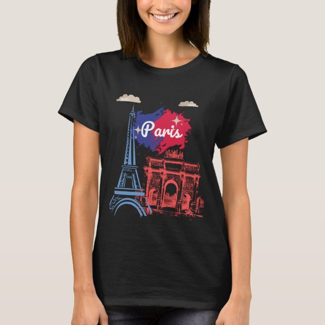 T-shirt Tour Eiffel Paris (Devant)