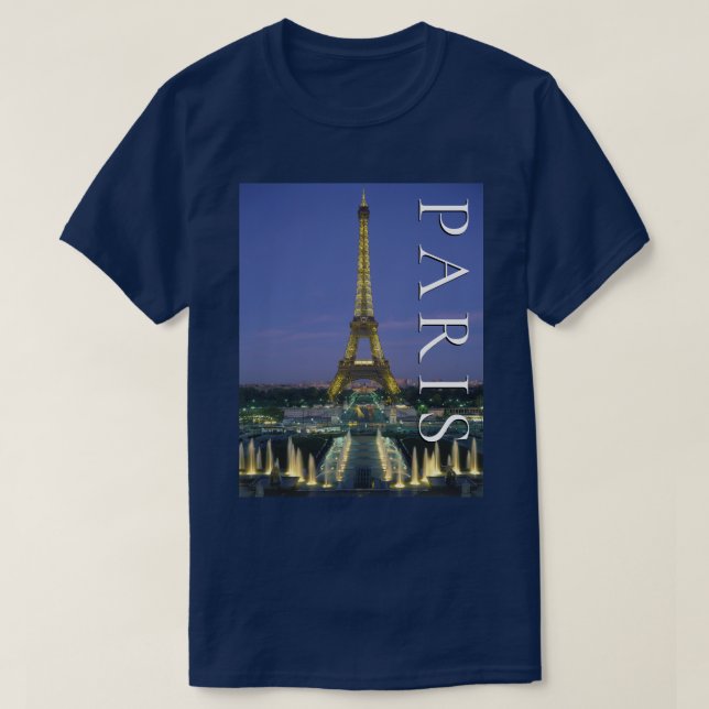 T-shirt Tour Eiffel | Paris, France (Design devant)