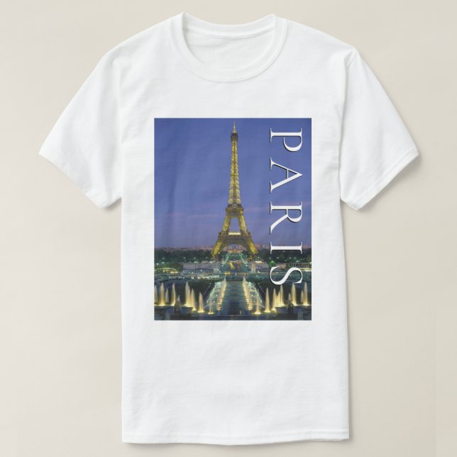 T-shirt Tour Eiffel | Paris, France (Design devant)