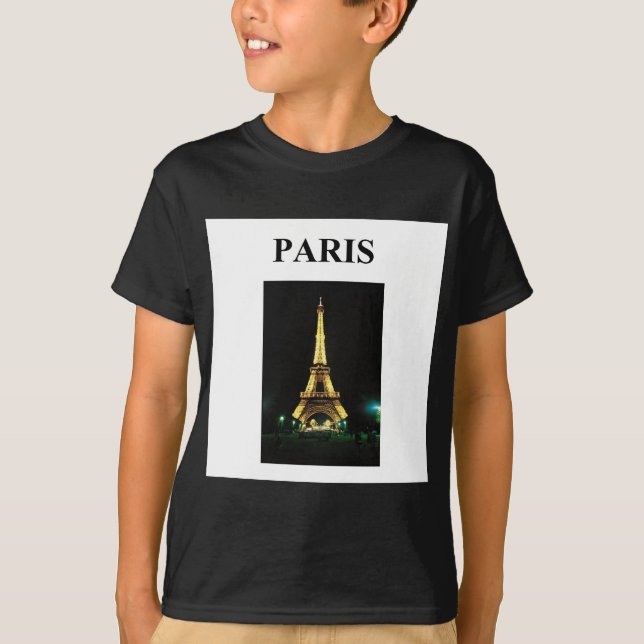 T-shirt Tour Eiffel Paris France (Devant)