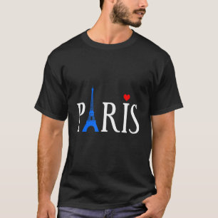 T-shirt Tour Eiffel Paris I Love Souvenir Fran