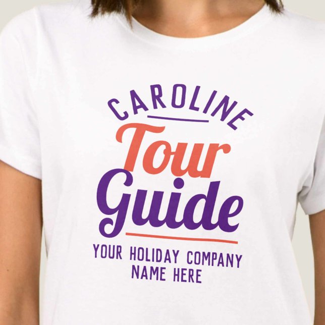 T-Shirt Tour Guide Imprimé Recto Verso (Créateur téléchargé)