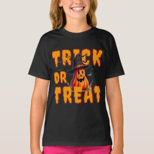 T-shirt tour ou friandise halloween citrouille automne aut