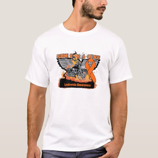 T-shirt Tour pour un traitement - leucémie (Devant)
