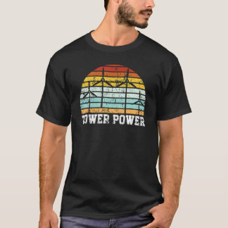T-shirt Tour Puissance Vent Énergie Renouvelable Windtech