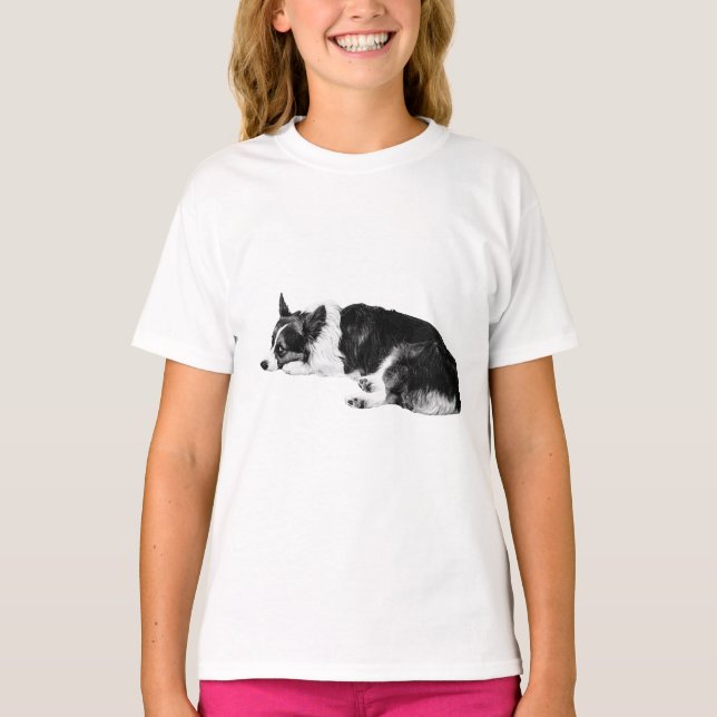 T-shirt Tour tranquille de Corgi (Devant)