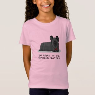 T-Shirt Tourbé Tétrrier de l'écorce (noir) mignon drôle