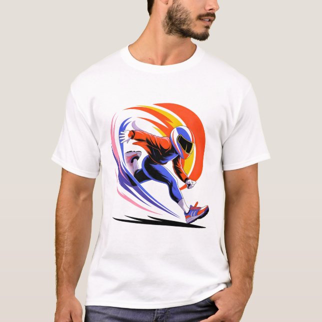 T-Shirt Tourbillon Coureur de Casque Dynamique Spr (Devant)