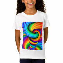 Tourbillon en spirale arc-en-ciel abstrait - Coule