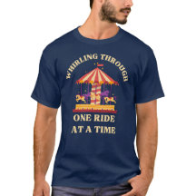 T-shirt « Tourbillonnant à travers une balade à la