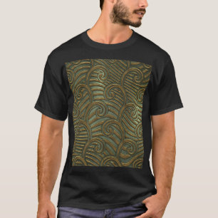 T-shirt Tourbillons métalliques : texture transparente.