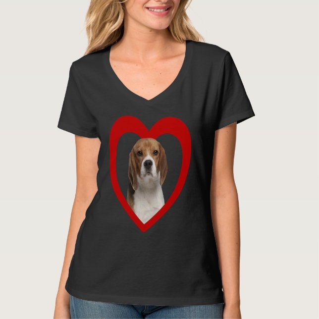 T-shirt Touret de Beagle Cœur de Beagle 1 (Devant)