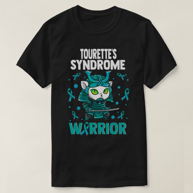 T-shirt Tourettes de sensibilisation au syndrome de Touret (Design devant)