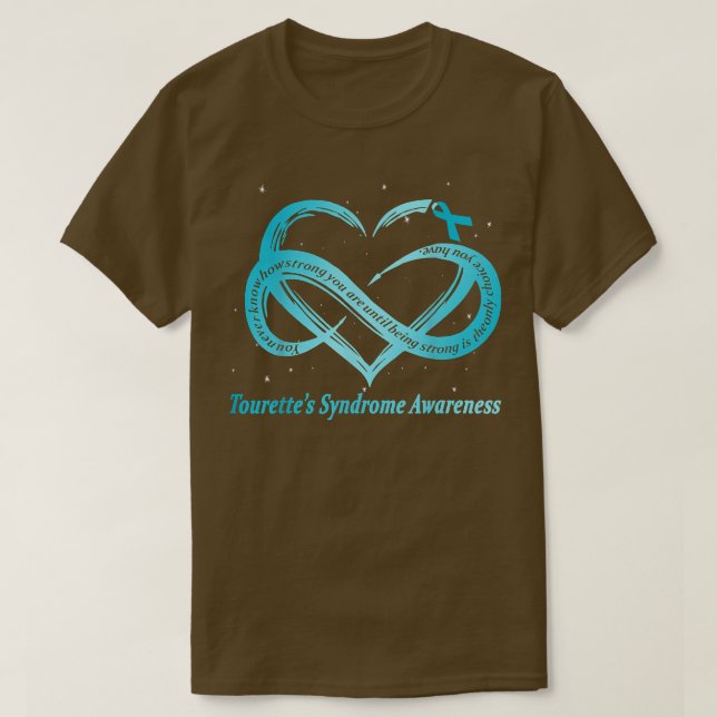 T-shirt Tourette's Syndrome Warrior  (Design devant)