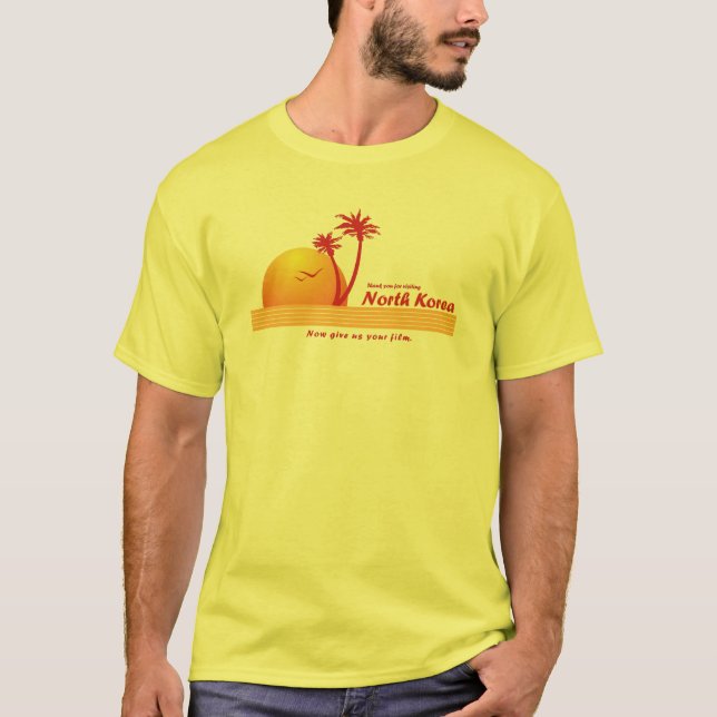 T-shirt Tourisme de la Corée du Nord (Devant)