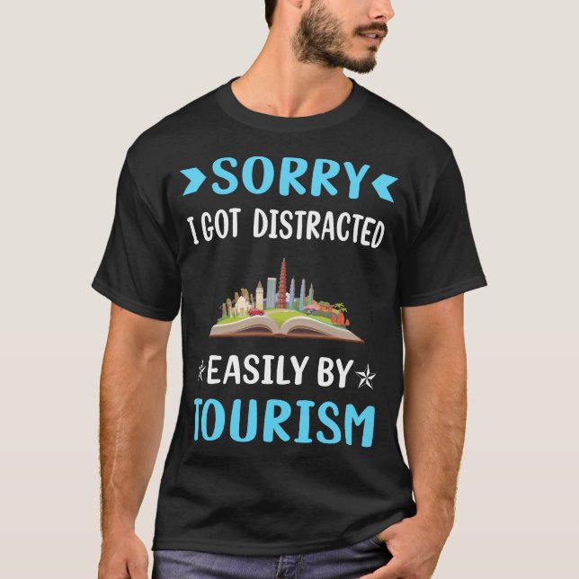 T-shirt Tourisme distrait (Devant)