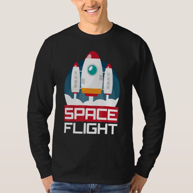 T-shirt Tourisme spatial Voyage humain Astronaute spatiale (Devant)