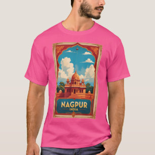 T-shirt Tourisme Vintage voyage de Nagpur Inde
