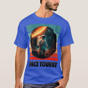T-shirt Touriste spatiale féminine Espace extra-atmosphéri