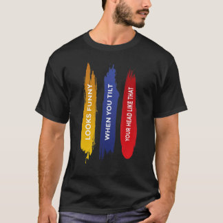 T-shirt Tournage De Tête Regarde Quand Tu Taises Tête Comm