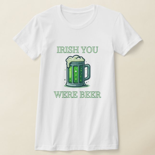 T-shirt Tourne de bière verte (Poser)