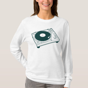 T-shirt Tourne-disque de la vieille école