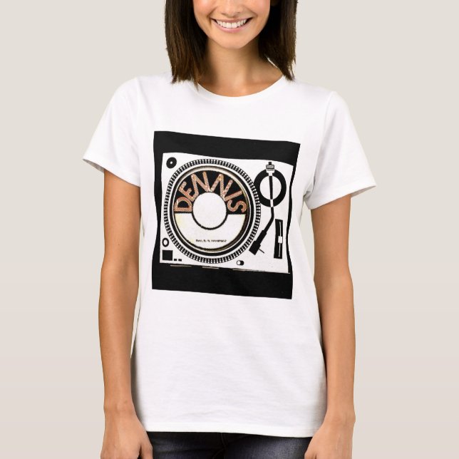 T-shirt Tourne-disque DENNIS (Devant)