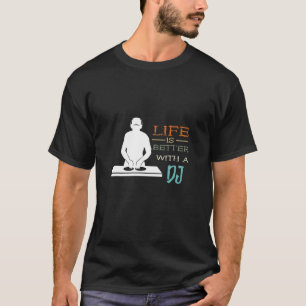 T-shirt Tourne-disque DJ Dance Music Producteur de musique