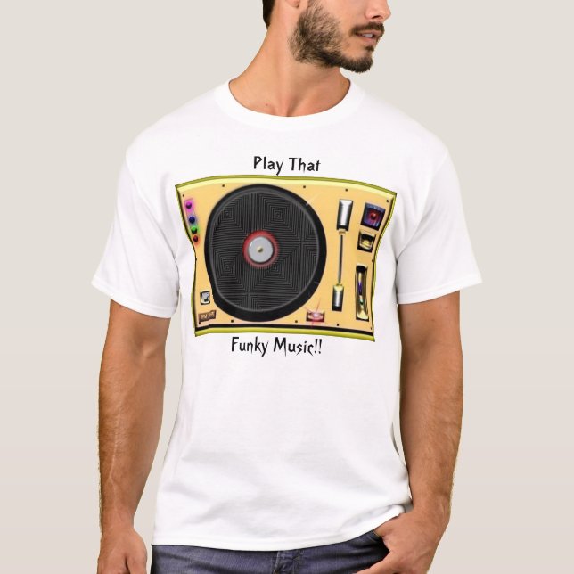 T-shirt Tourne-disque "T " (Devant)