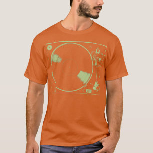 T-shirt Tourne-disque Vinyl Record Analog Record Musique P