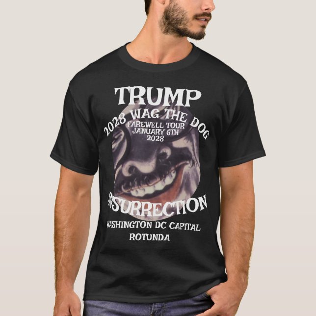T-shirt Tournée d'adieu de l'insurrection du capital Trump (Devant)