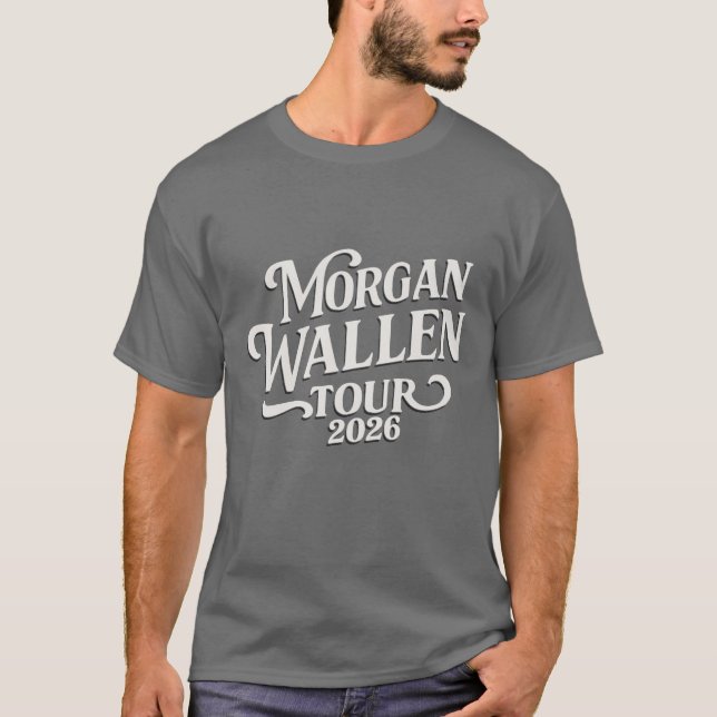T-shirt Tournée de Morgan Wallen 2026 (Devant)