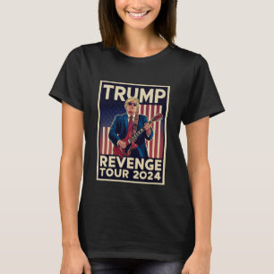 T-shirt Tournée de revanche de Trump 2024 Élection politiq