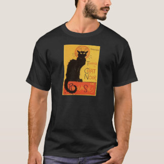 T-shirt Tournée du Chat Noir, cru de chat noir de Steinlen
