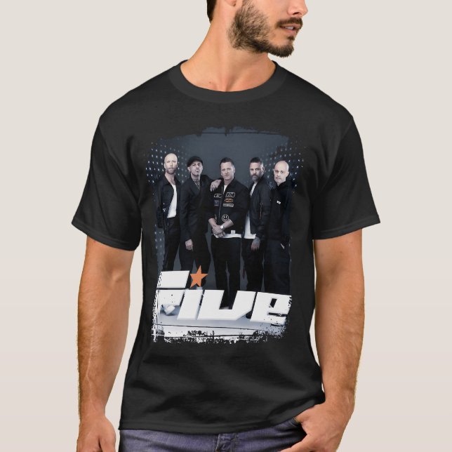 T-shirt Tournée Five Band 2025 (Devant)