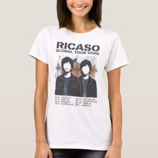 T-shirt Tournée Monde Moderne 2026 Ricaso Musique Fictionn