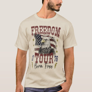 T-shirt Tournée pour la liberté, la liberté n'est jamais d