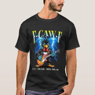 T-shirt Tournée Rooster Punkrock Poulet Fou Concert Bootle